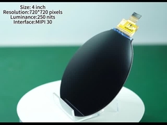 4.0 بوصة موديل شاشة LCD دائرية 720 * 720 بكسل شاشة TFT عالية الدقة مع ضوء خلفي LCD